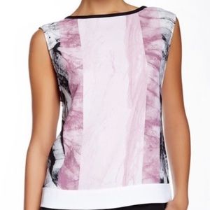 Helmut Lang Mason Abstract Top, Size L